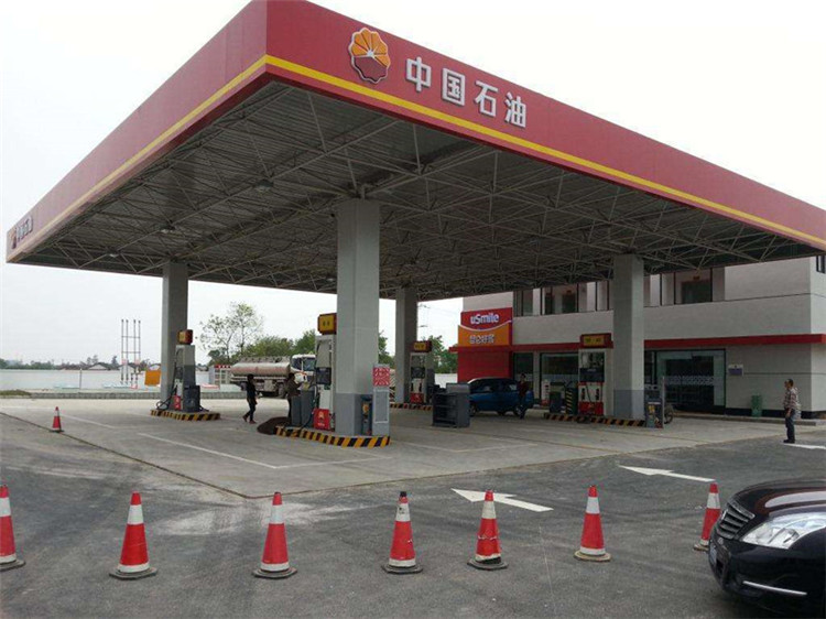 宜宾加油站钢结构网架案例20